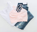 "The Spider Tease" Caged Bralette (Rose Quartz)