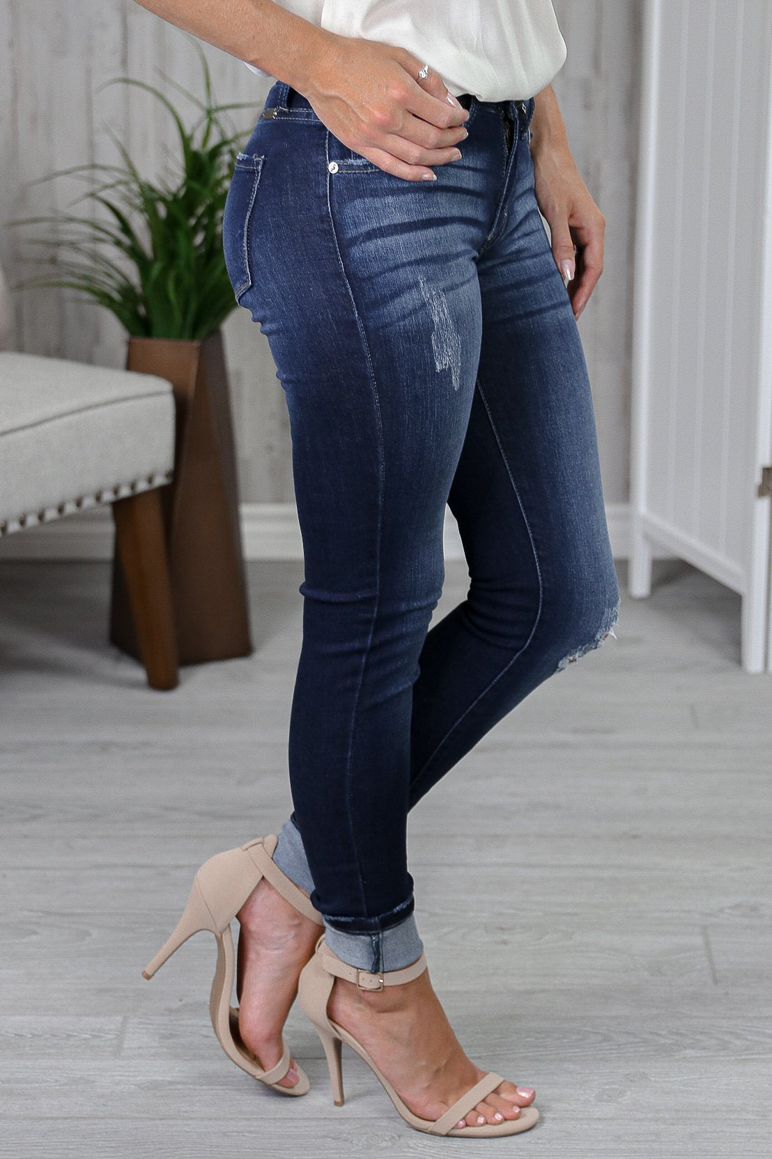 "No More Tears" Skinny Jeans