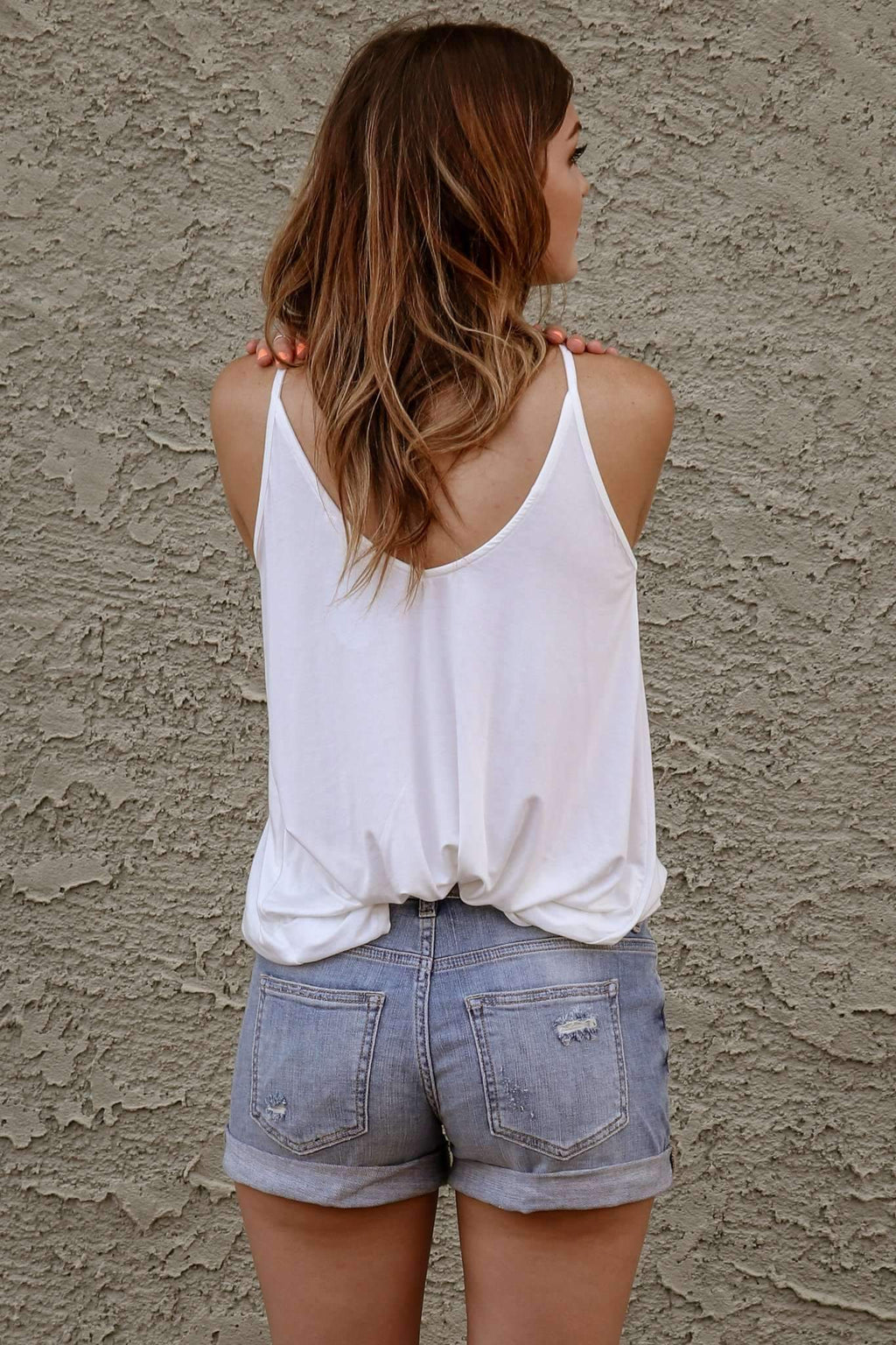 "On Summer Break" Denim Shorts (Light Wash)