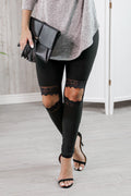 "Show Some Skin" Lace Leggings