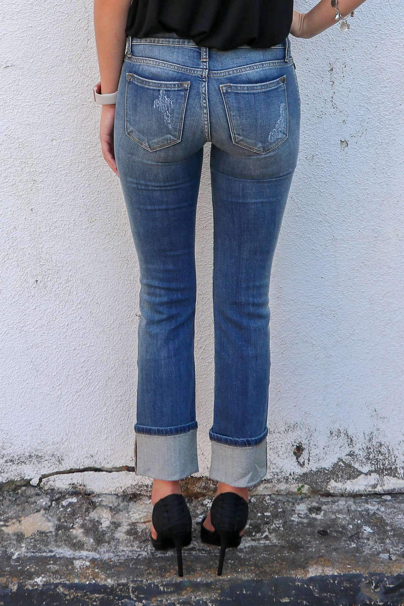 "Truth Be Told" Straight Jeans