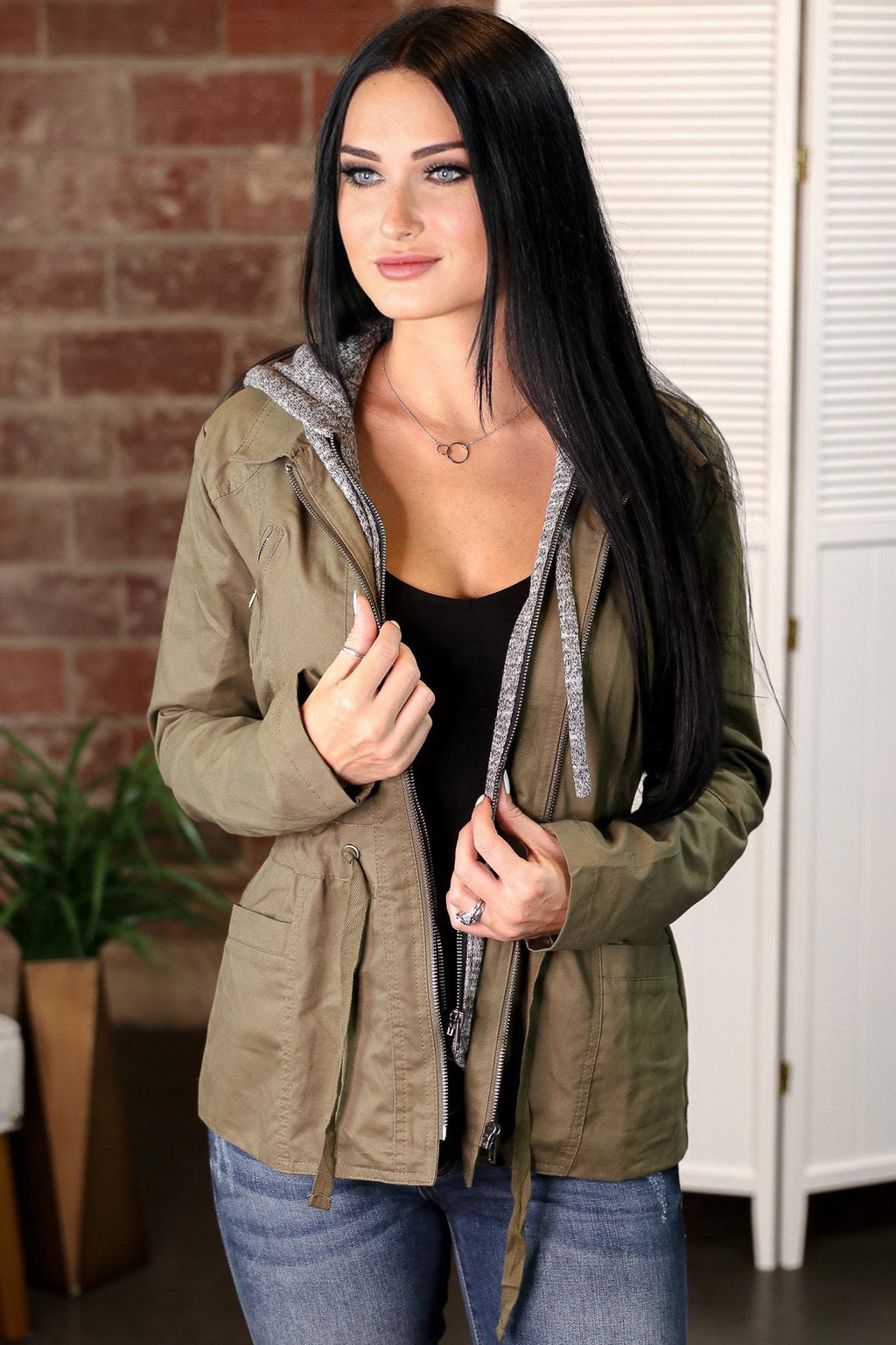 "Let's Make Plans" Hooded Jacket