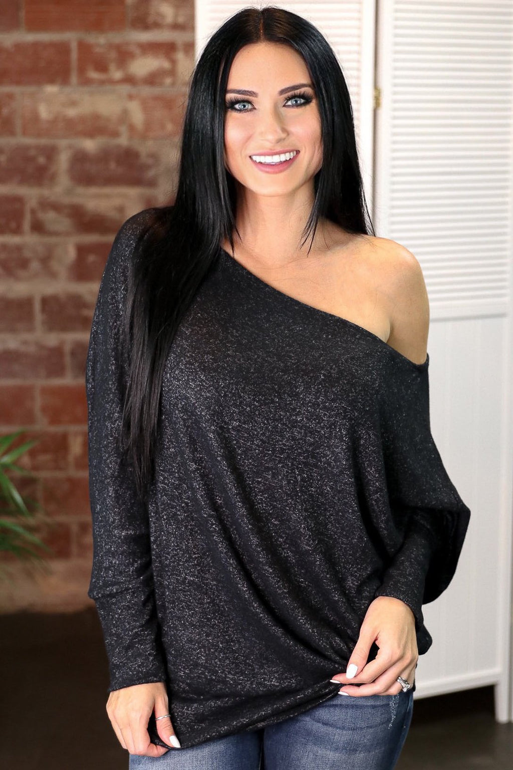 "More Than You" Dolman Top (Black)