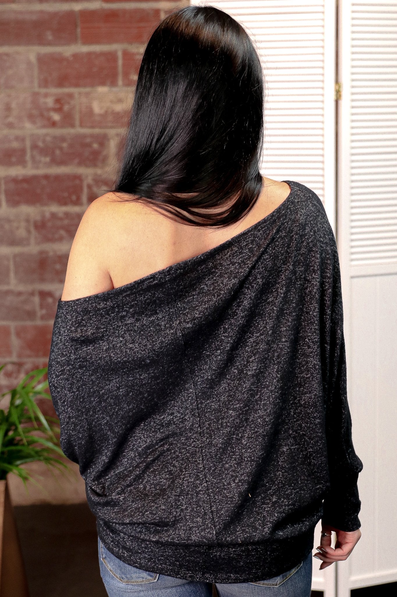 "More Than You" Dolman Top (Black)