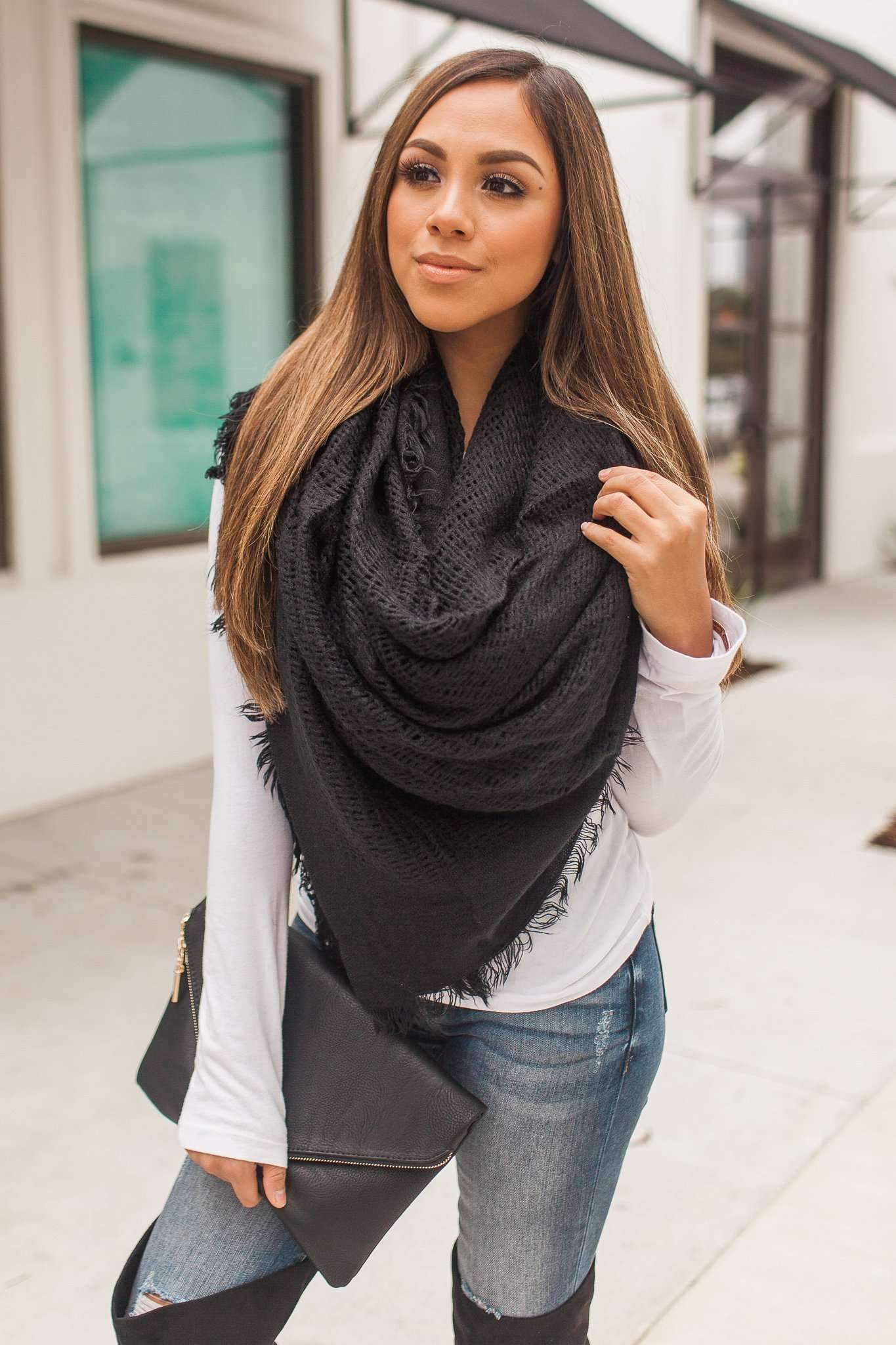 Harvest Season Scarf (Black)