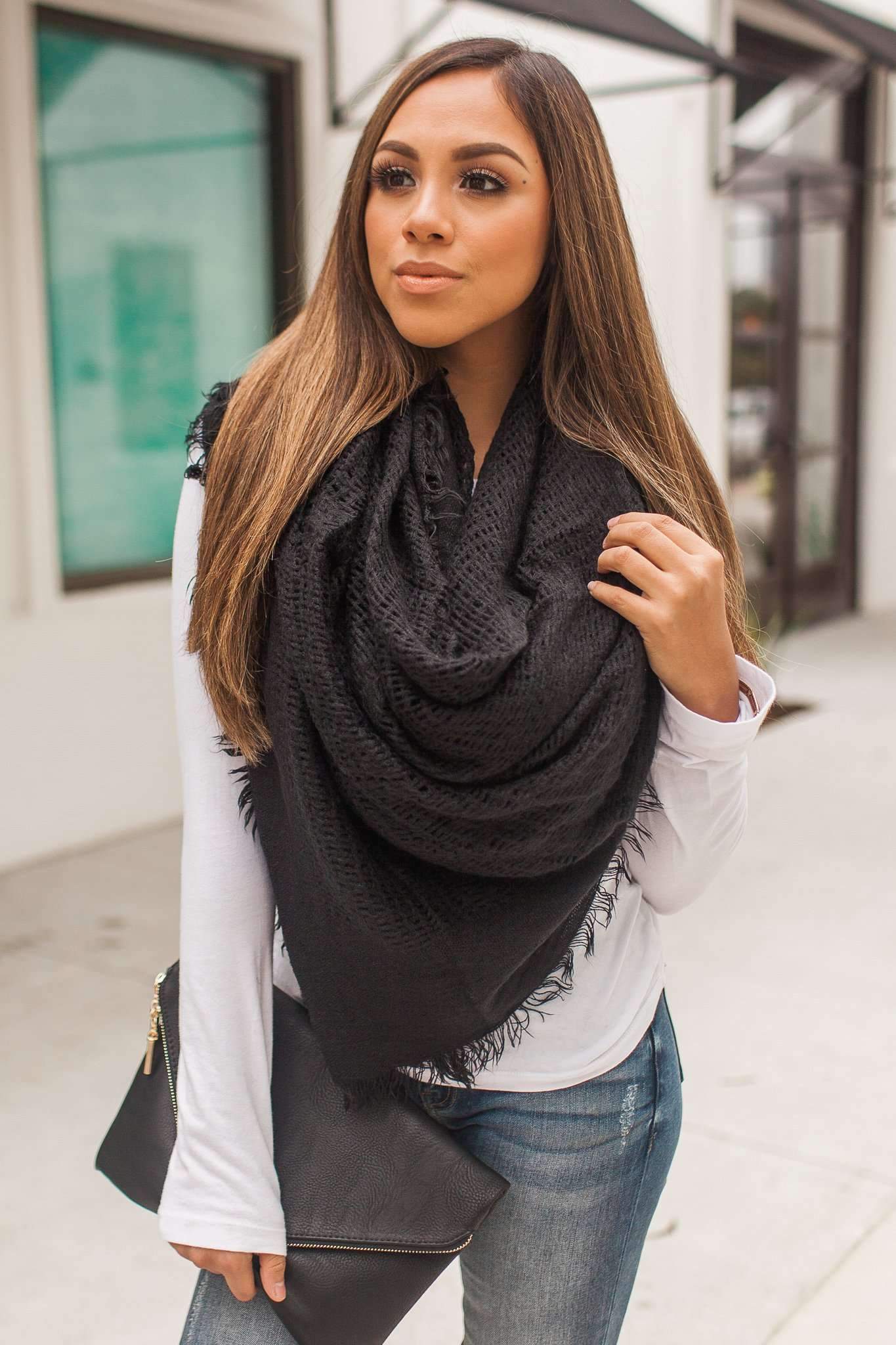 Harvest Season Scarf (Black)