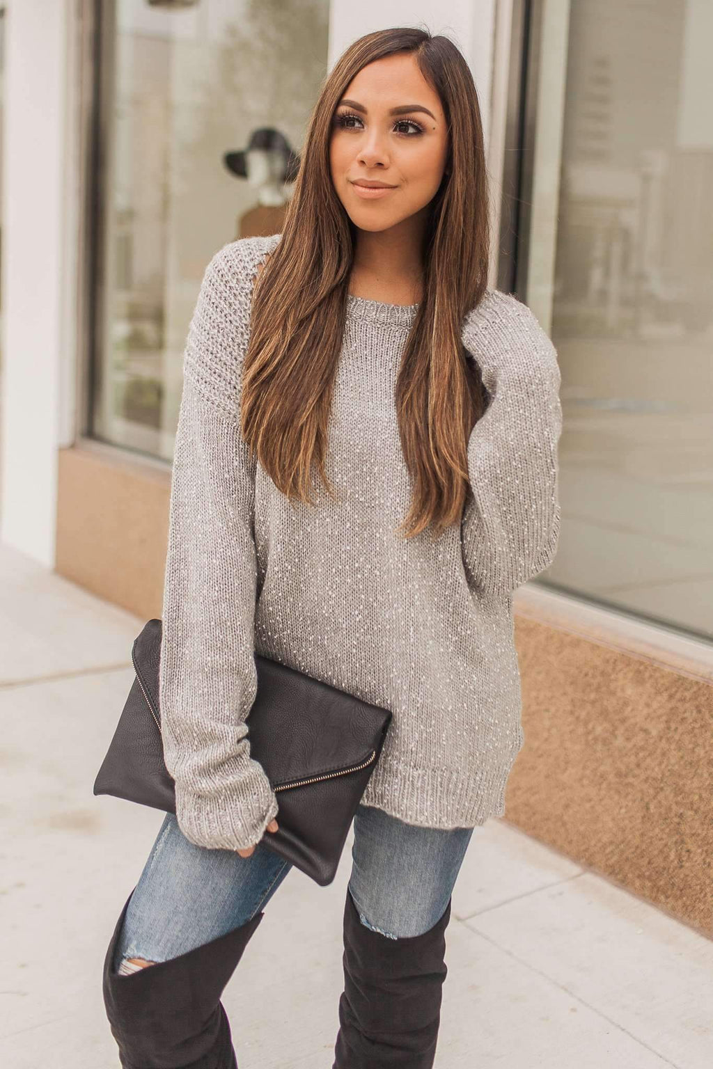 "Over The Moon" Knit Sweater