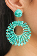Sumar Beaded Earrings (Turquoise)