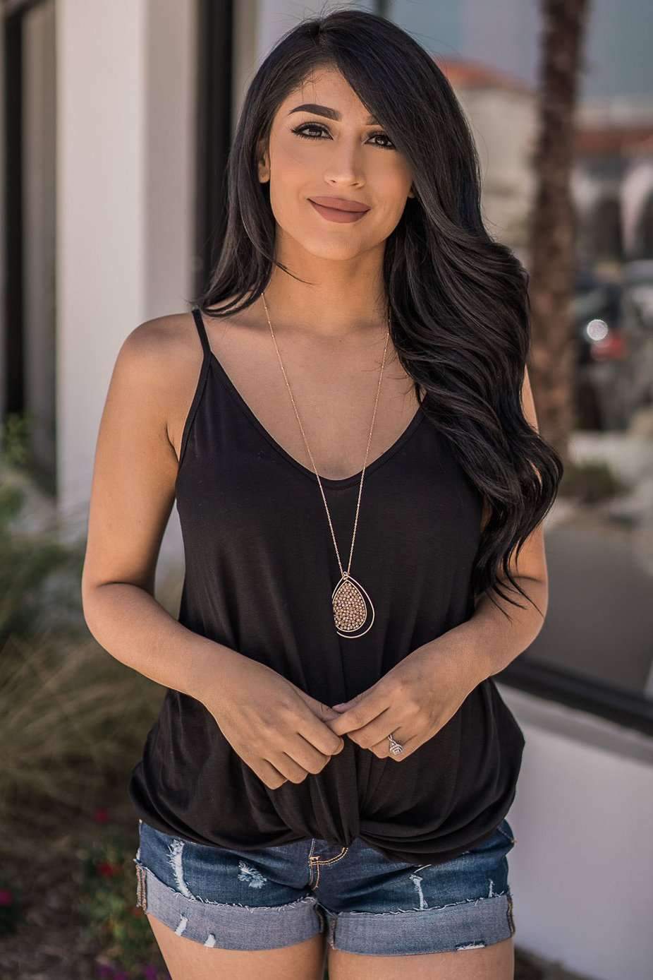 "Twist The Story" Tank Top (Black)
