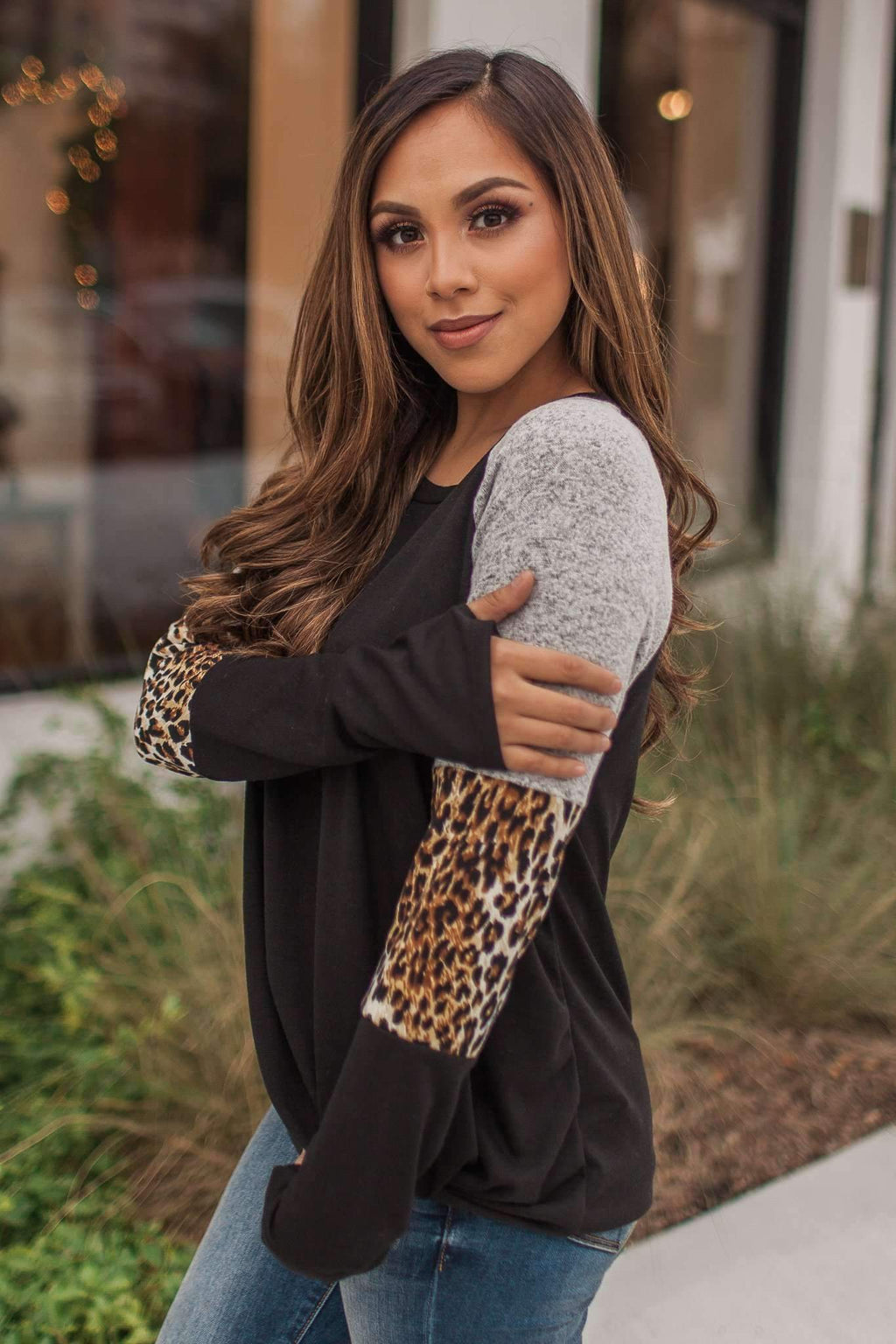 "Meow And Twist" Knit Top