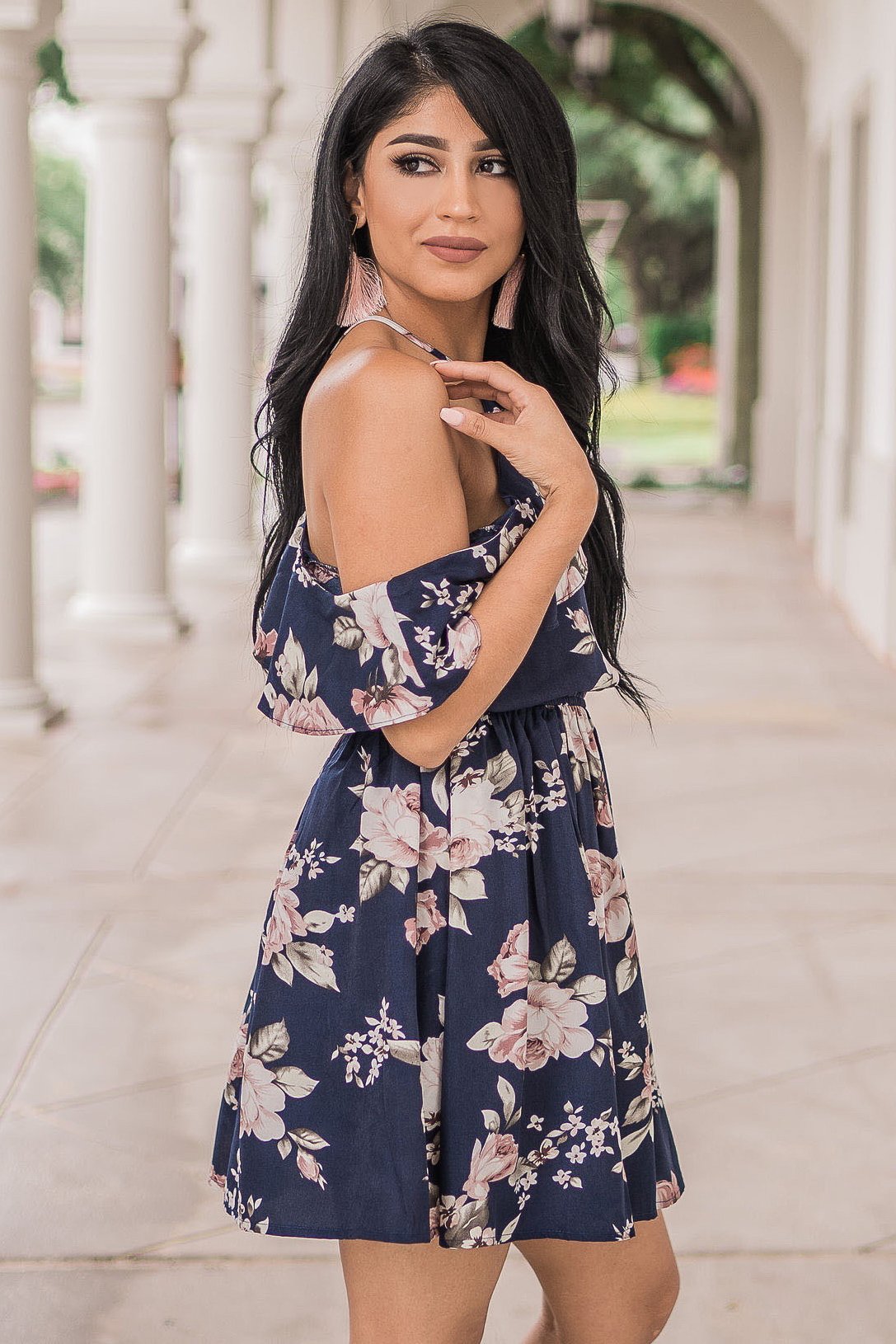 "Just In Time" Floral Dress
