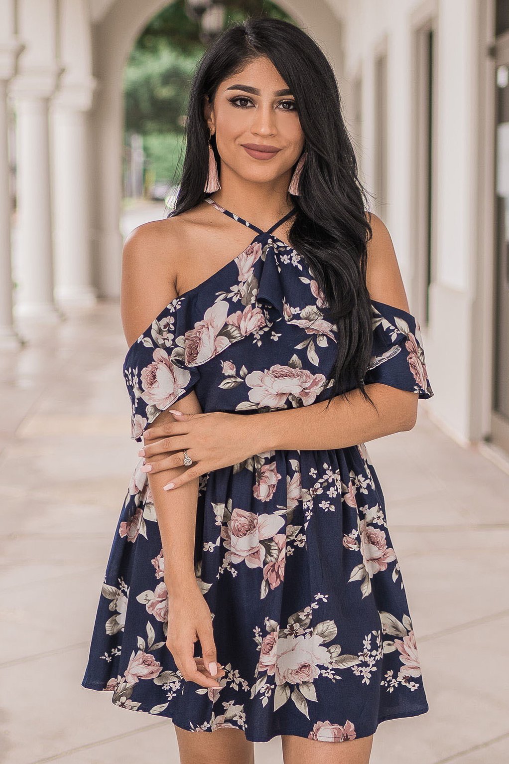 "Just In Time" Floral Dress