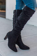 "Need You Now" Slouchy Boots (Black)