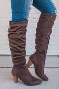 "Need You Now" Slouchy Boots (Mocha)