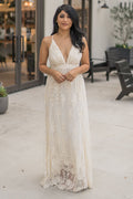 “Radius Of Radiance” Maxi Dress (Cream)