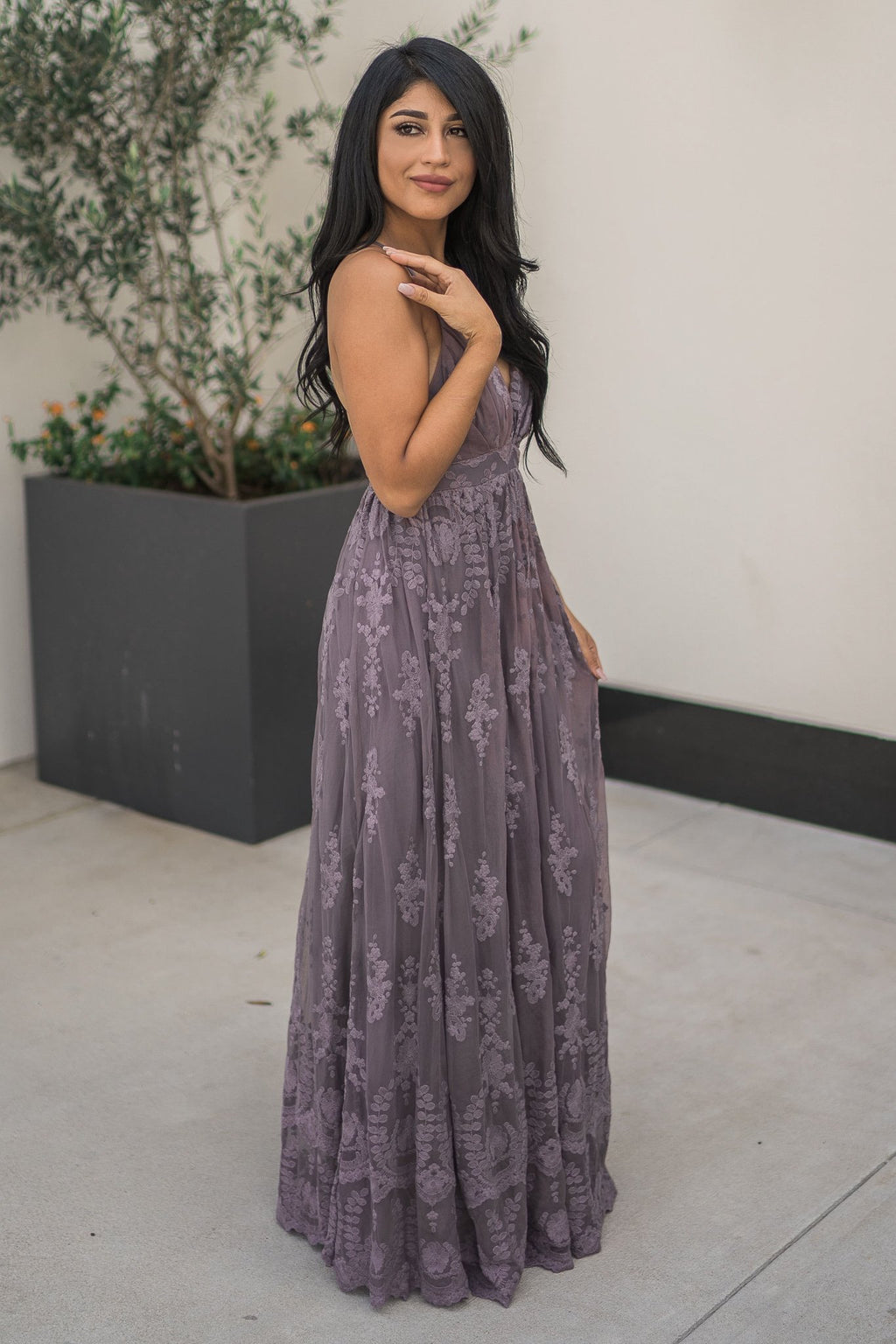 “Radius Of Radiance” Maxi Dress (Midnight)