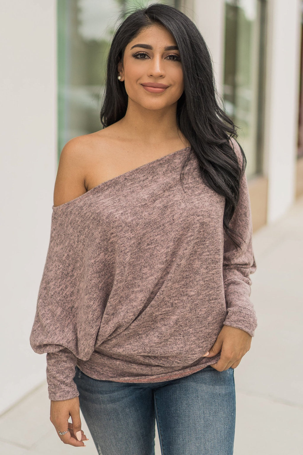 "More Than You" Dolman Top (Blush)