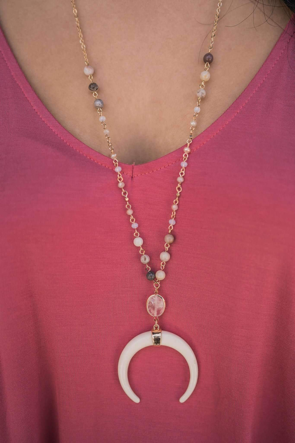 Gorjana Crescent Necklace
