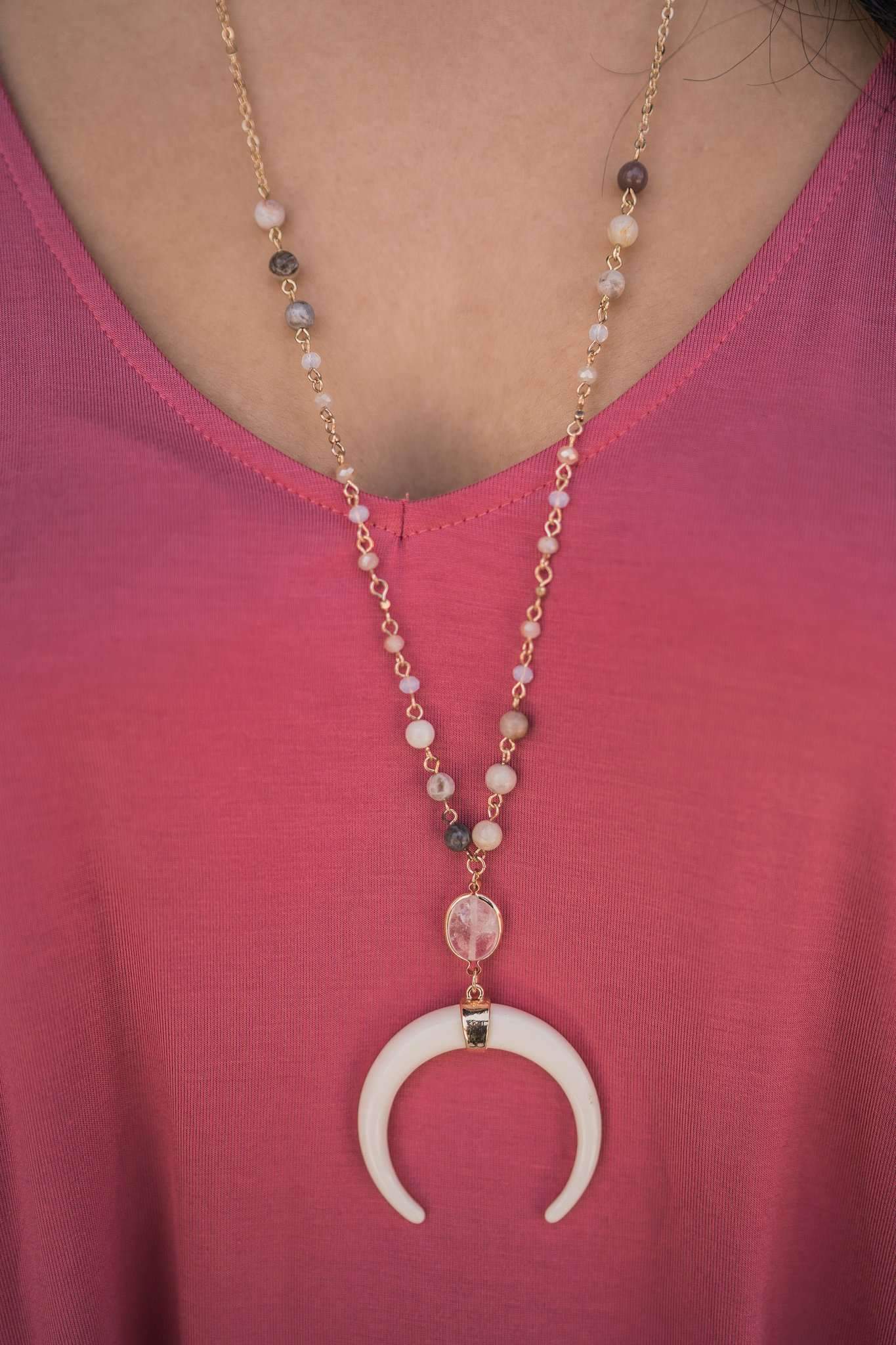 Gorjana Crescent Necklace