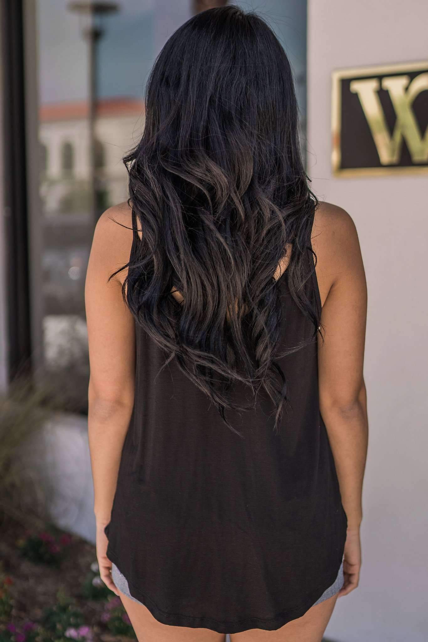 "Twist The Story" Tank Top (Black)
