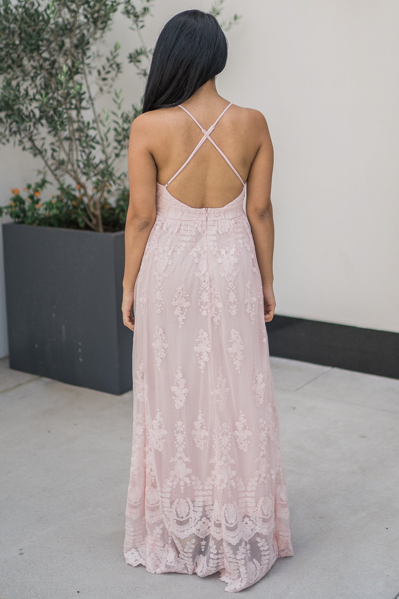 “Radius Of Radiance” Maxi Dress (Blush)