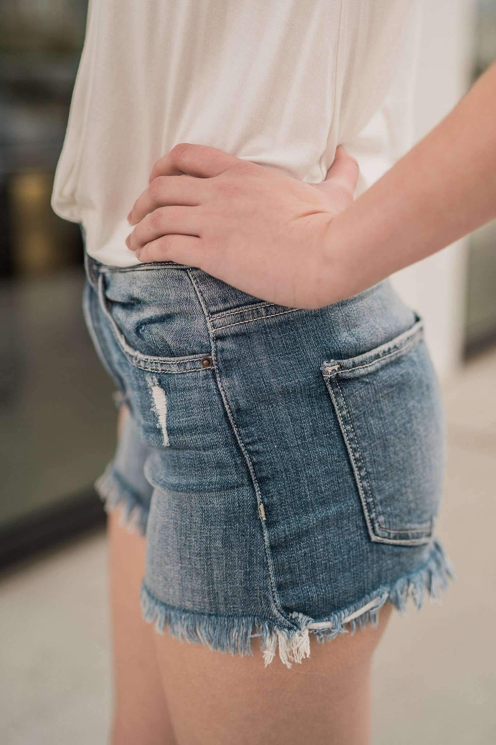 "The High Life" Denim Shorts