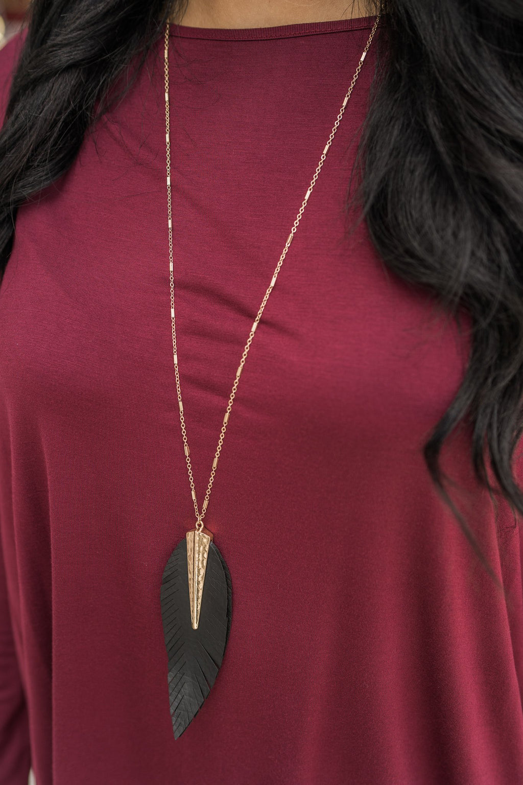 Brooklyn Feather Necklace