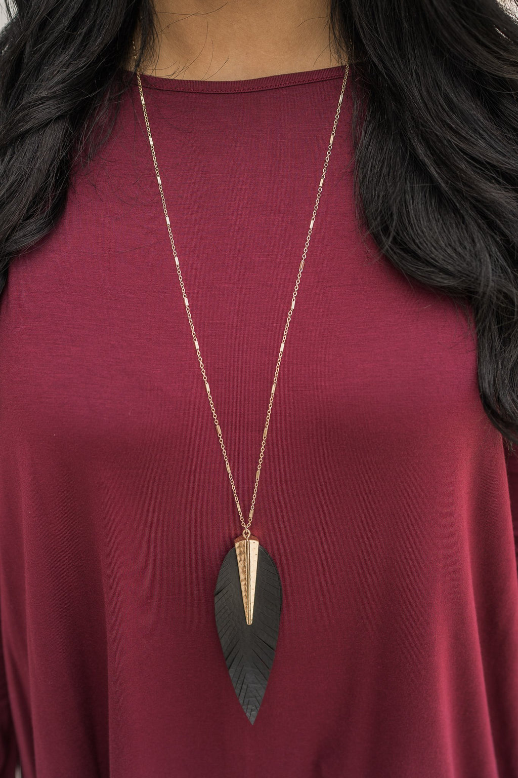 Brooklyn Feather Necklace