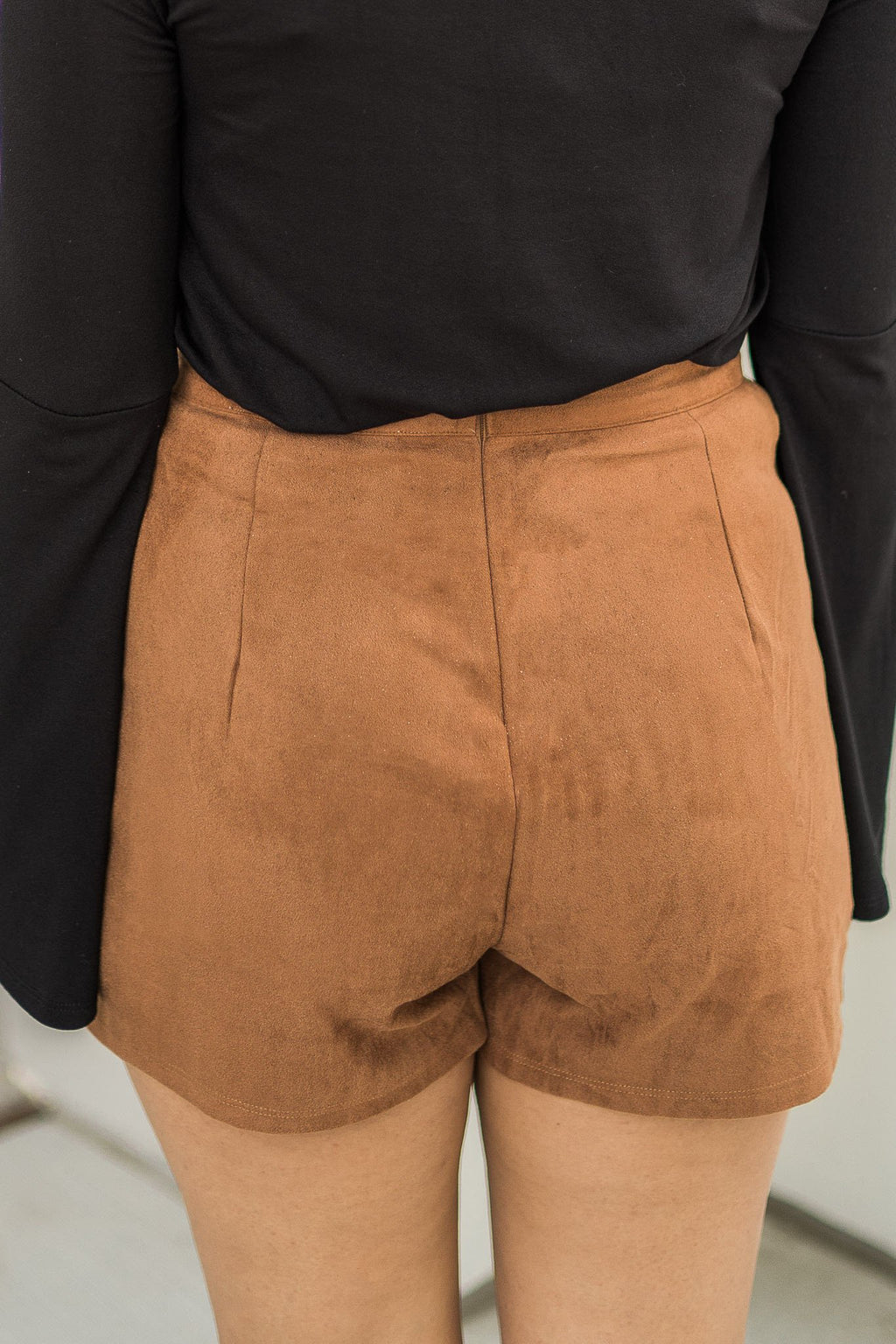 "Miss You Already" Suede Skort