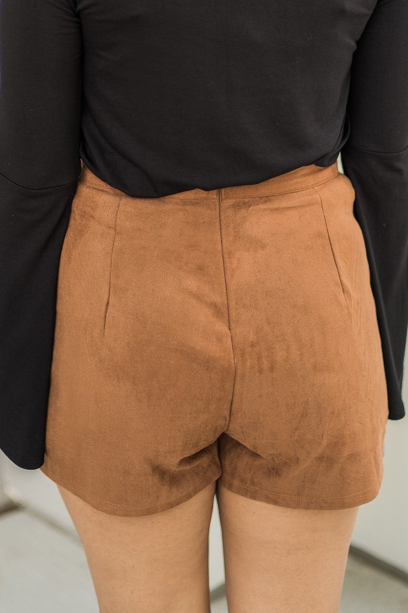 "Miss You Already" Suede Skort