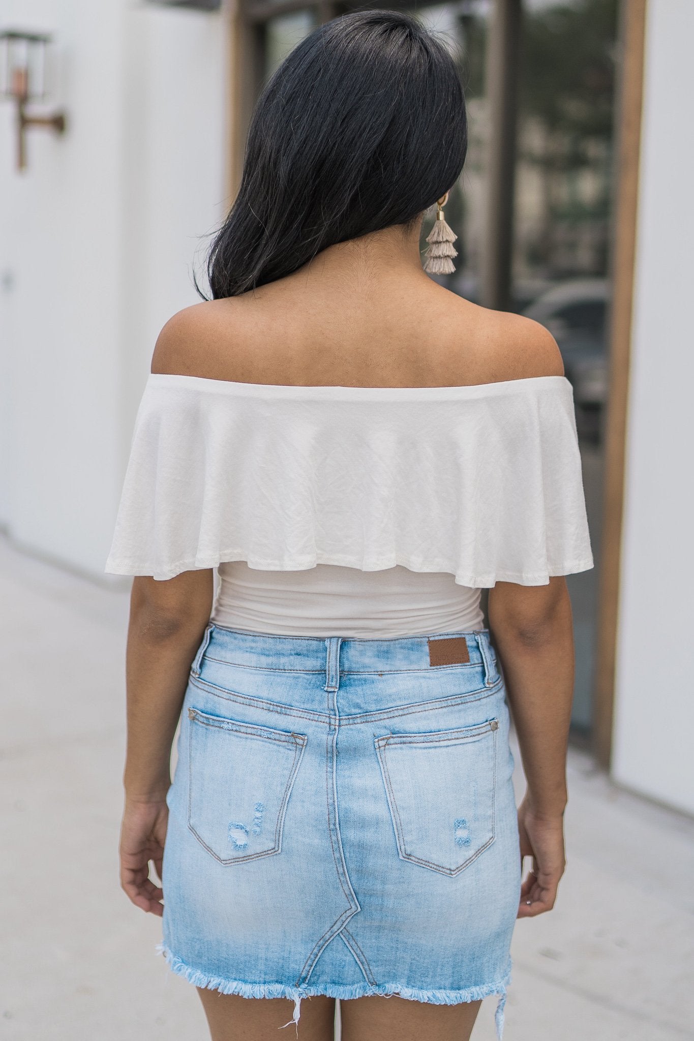 "The Perfect Piece" Ruffle Bodysuit
