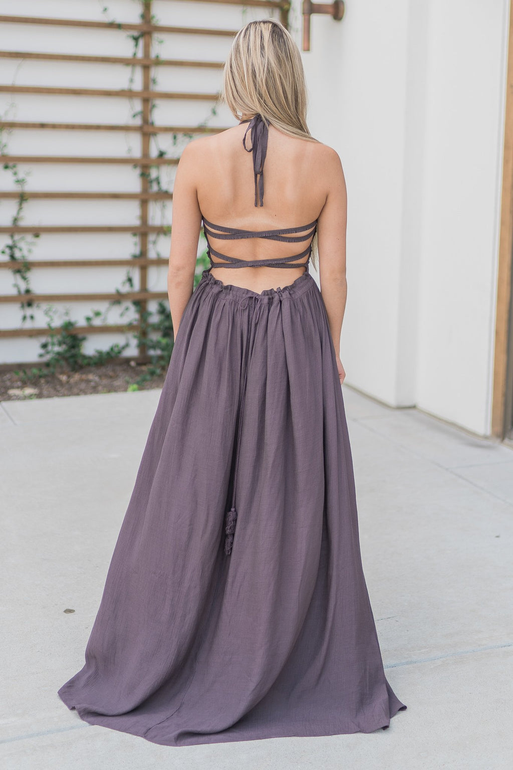 "Don't Be Shy" Maxi Dress (Midnight)
