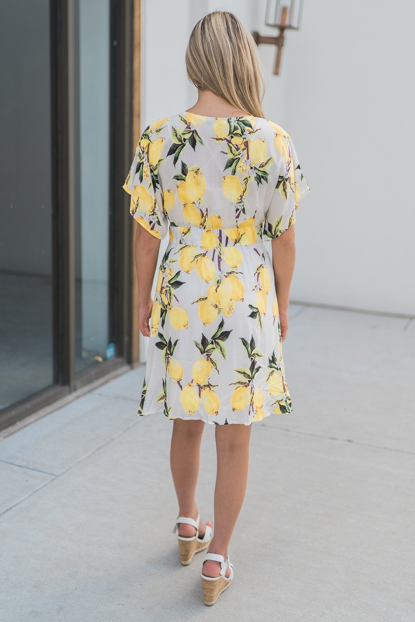 "The Lemon Drop" Button Down Dress