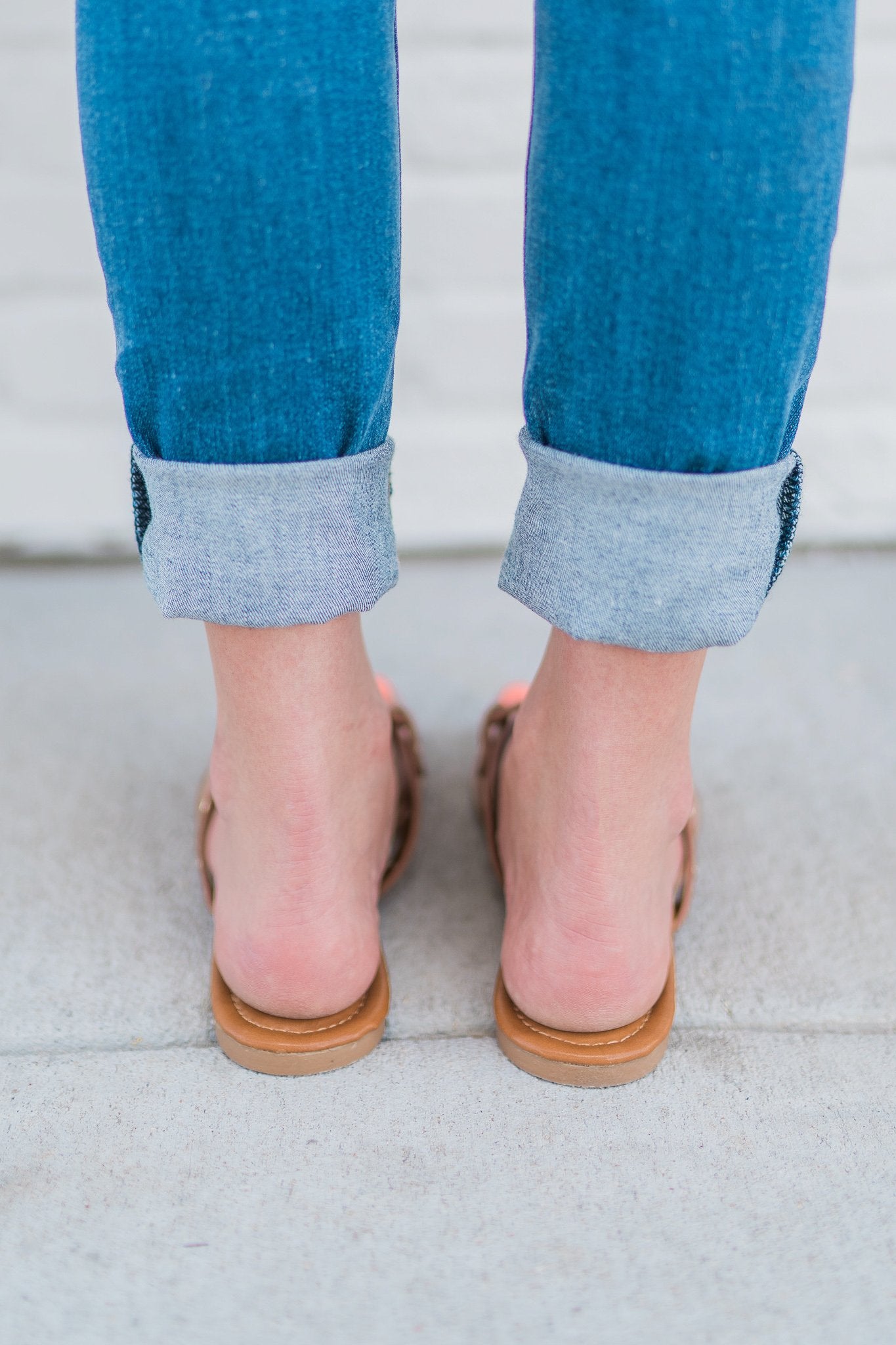 "Just For Ease" Flat Sandals (Tan)