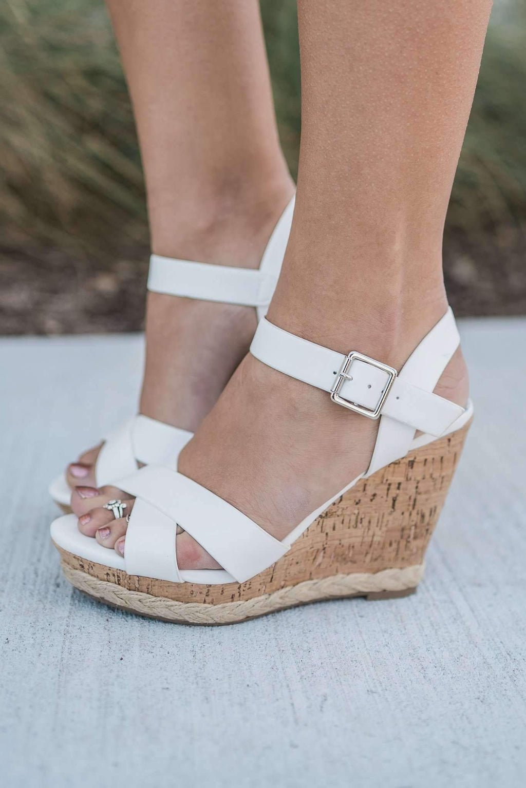 "Take Me Back" Platform Wedges