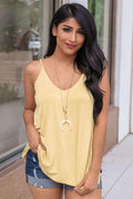 "Casual Chic Vibes" Tank Top (Banana)