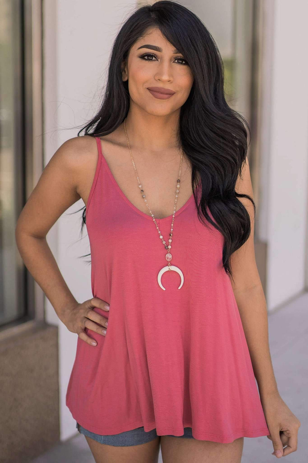 "Casual Chic Vibes" Tank Top (French Mauve)