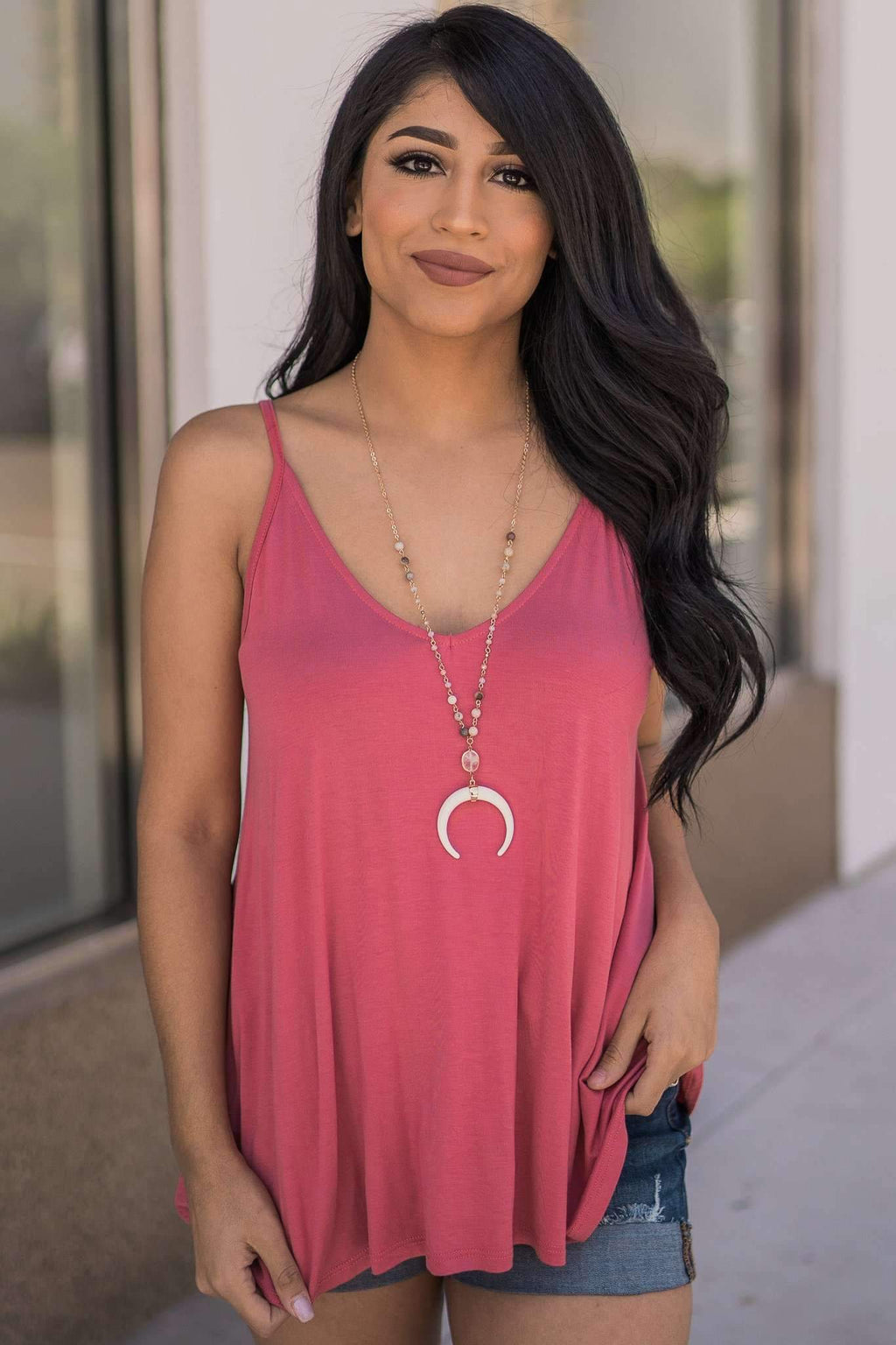 "Casual Chic Vibes" Tank Top (French Mauve)