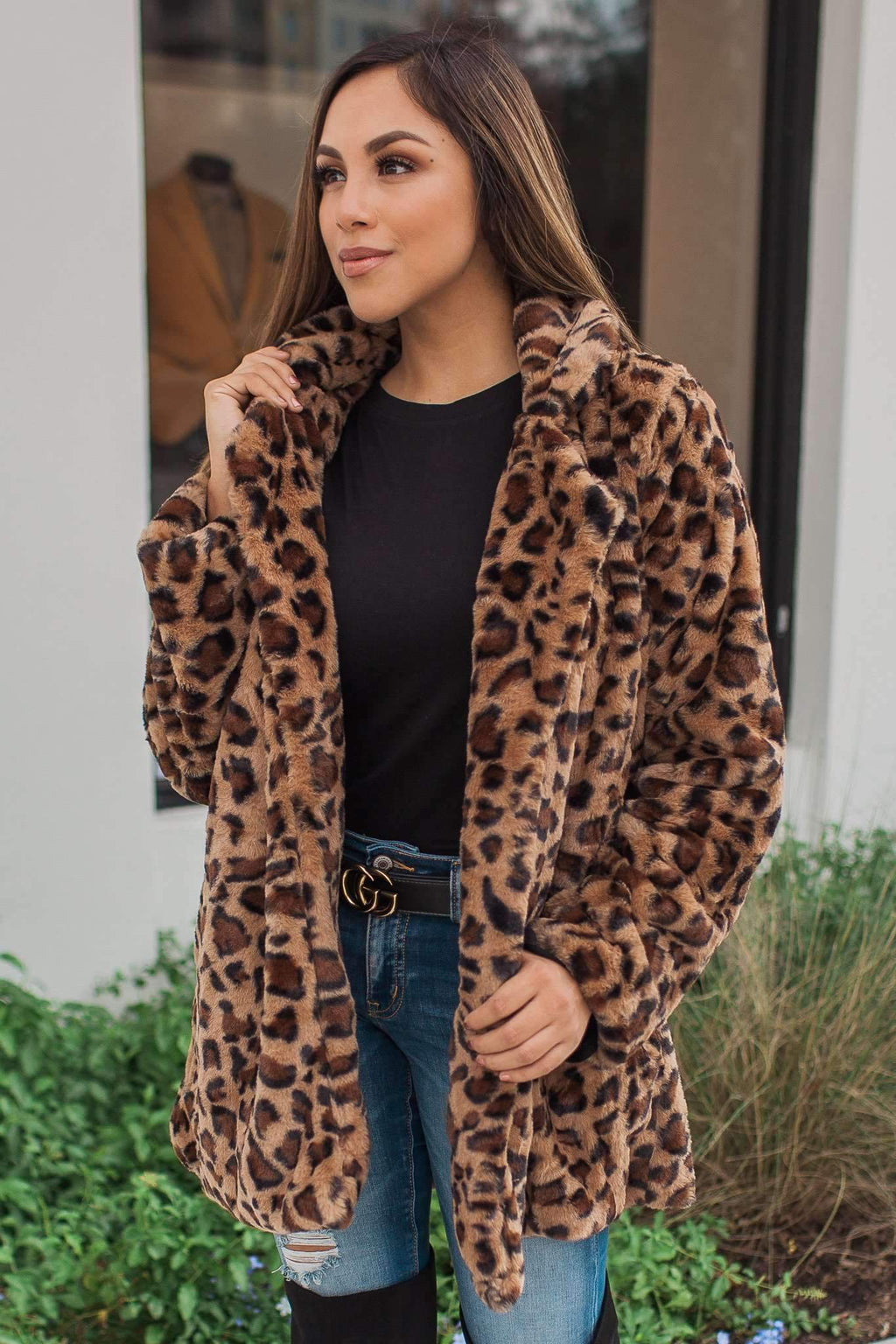 "Here Kitty Kitty" Leopard Coat
