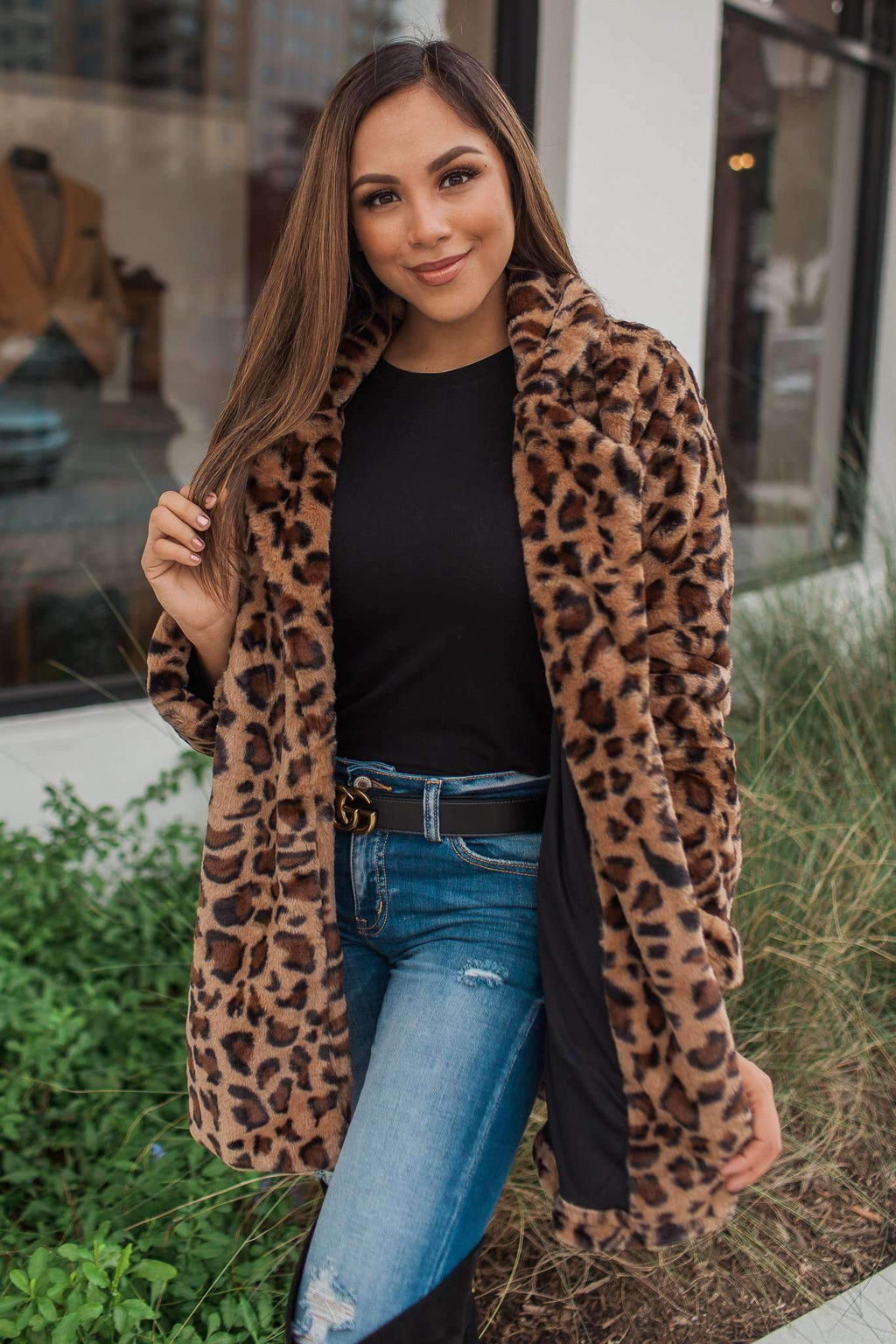 "Here Kitty Kitty" Leopard Coat