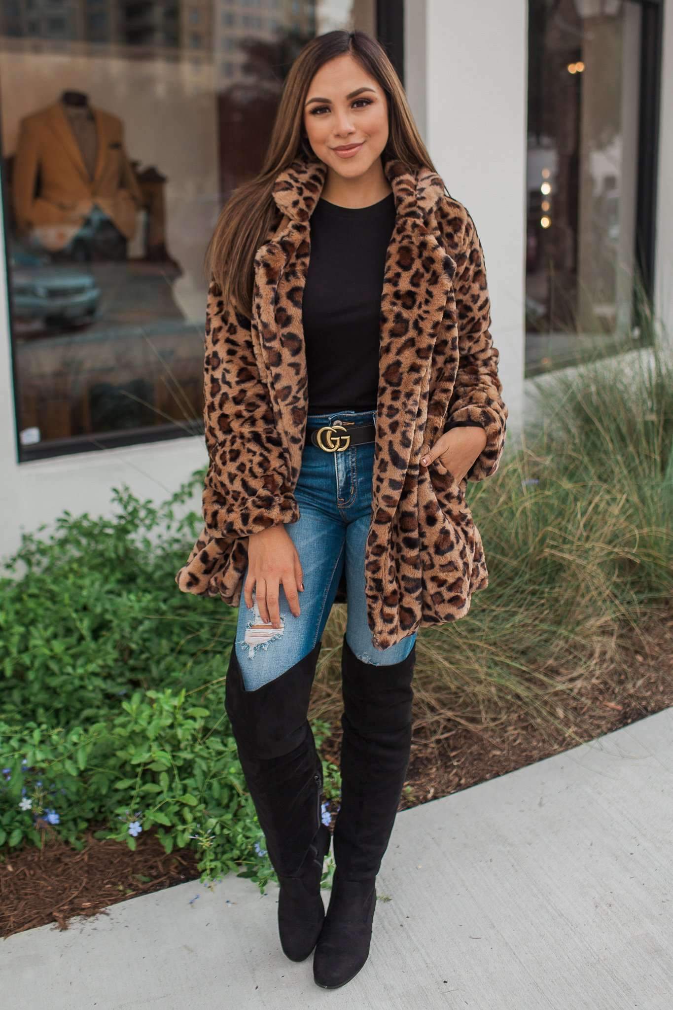 "Here Kitty Kitty" Leopard Coat