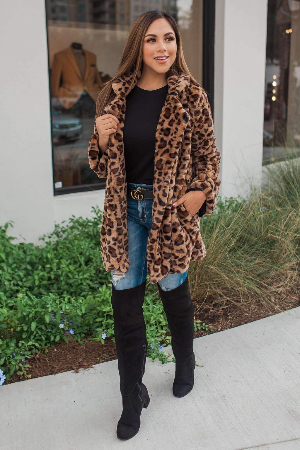 "Here Kitty Kitty" Leopard Coat