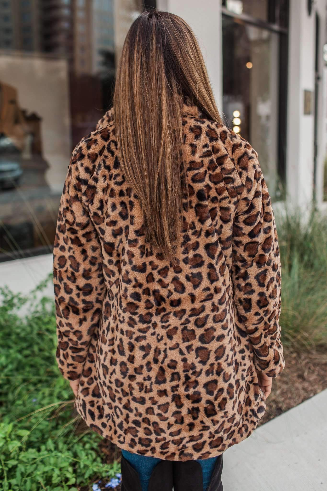 "Here Kitty Kitty" Leopard Coat