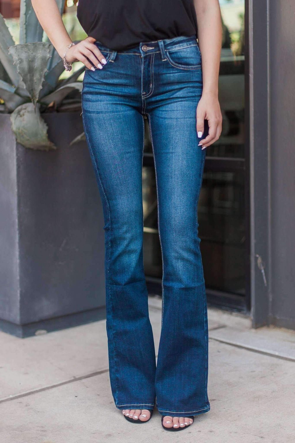 Kancan Bootcuts, Bootcuts, Dark Wash Bootcuts, Kancan Jeans