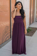 Keep It Simple Maxi Dress (Plum)