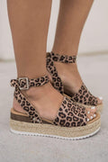 "Leopard Or Not" Flatform Sandals
