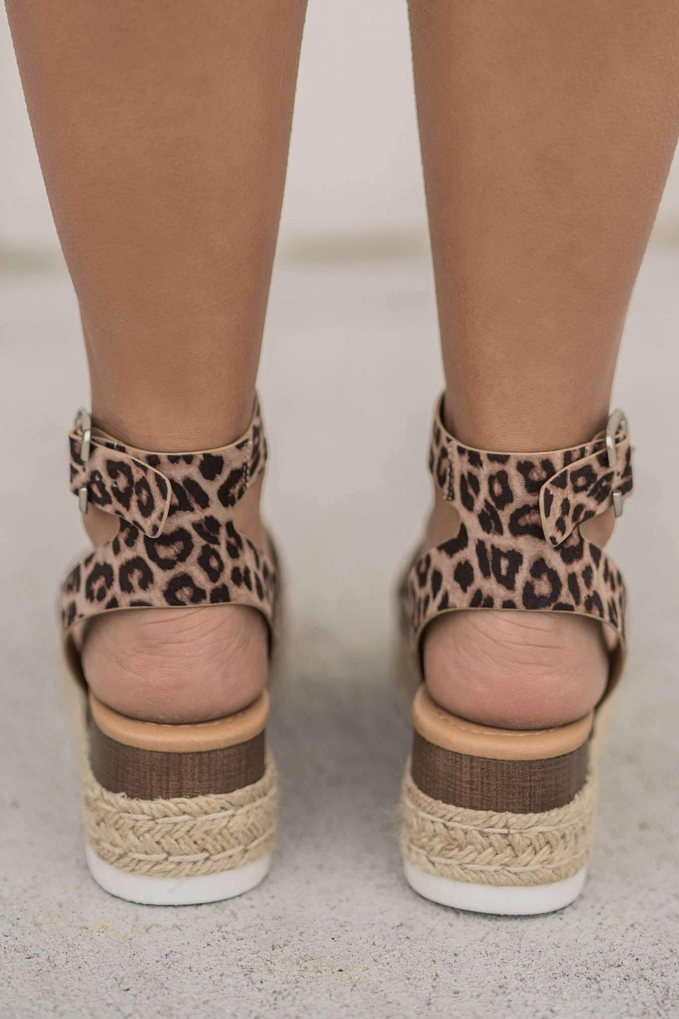 "Leopard Or Not" Flatform Sandals