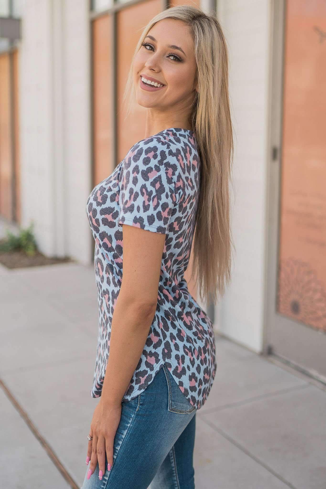 "Leopard With Sass" Knit Top