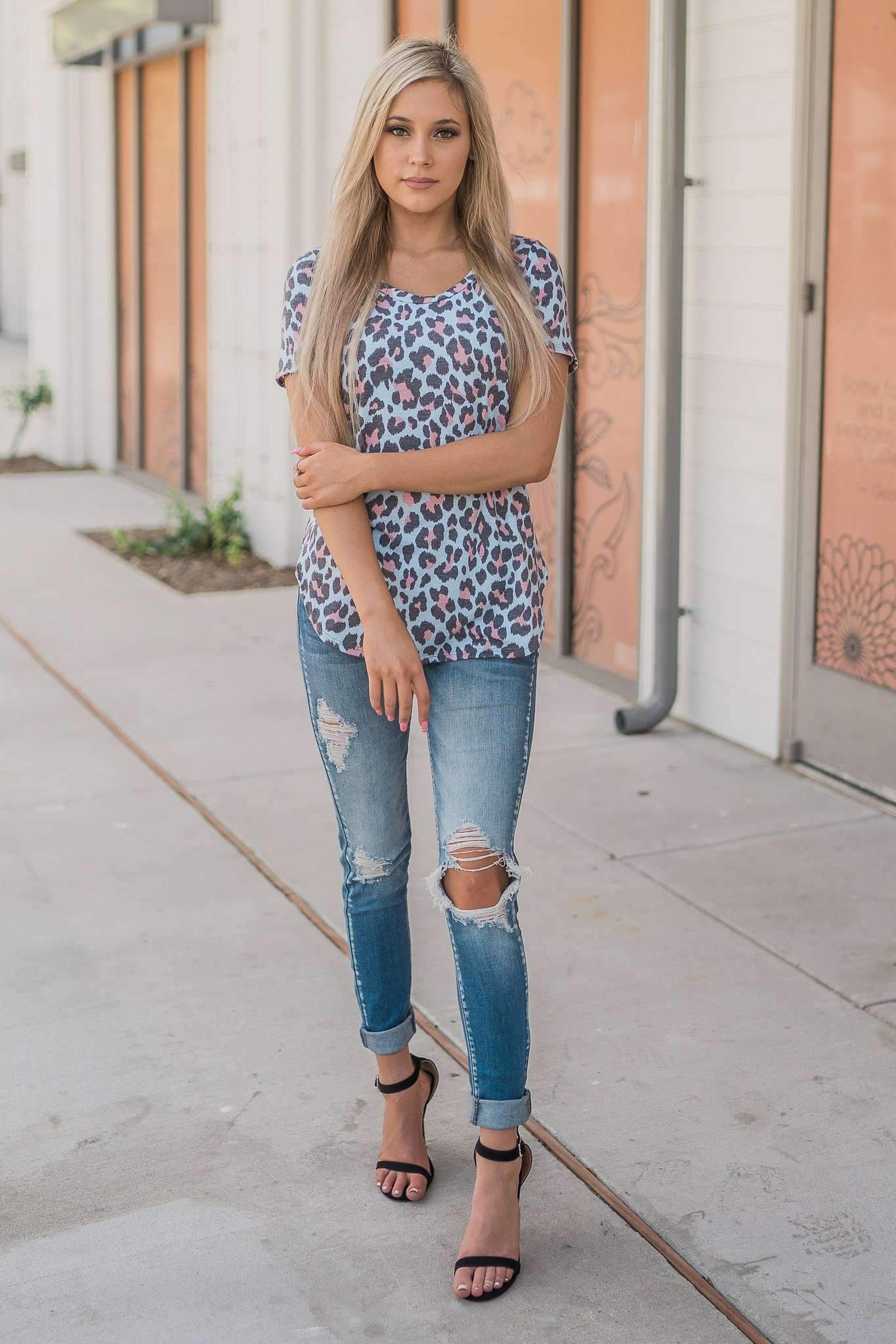 "Leopard With Sass" Knit Top