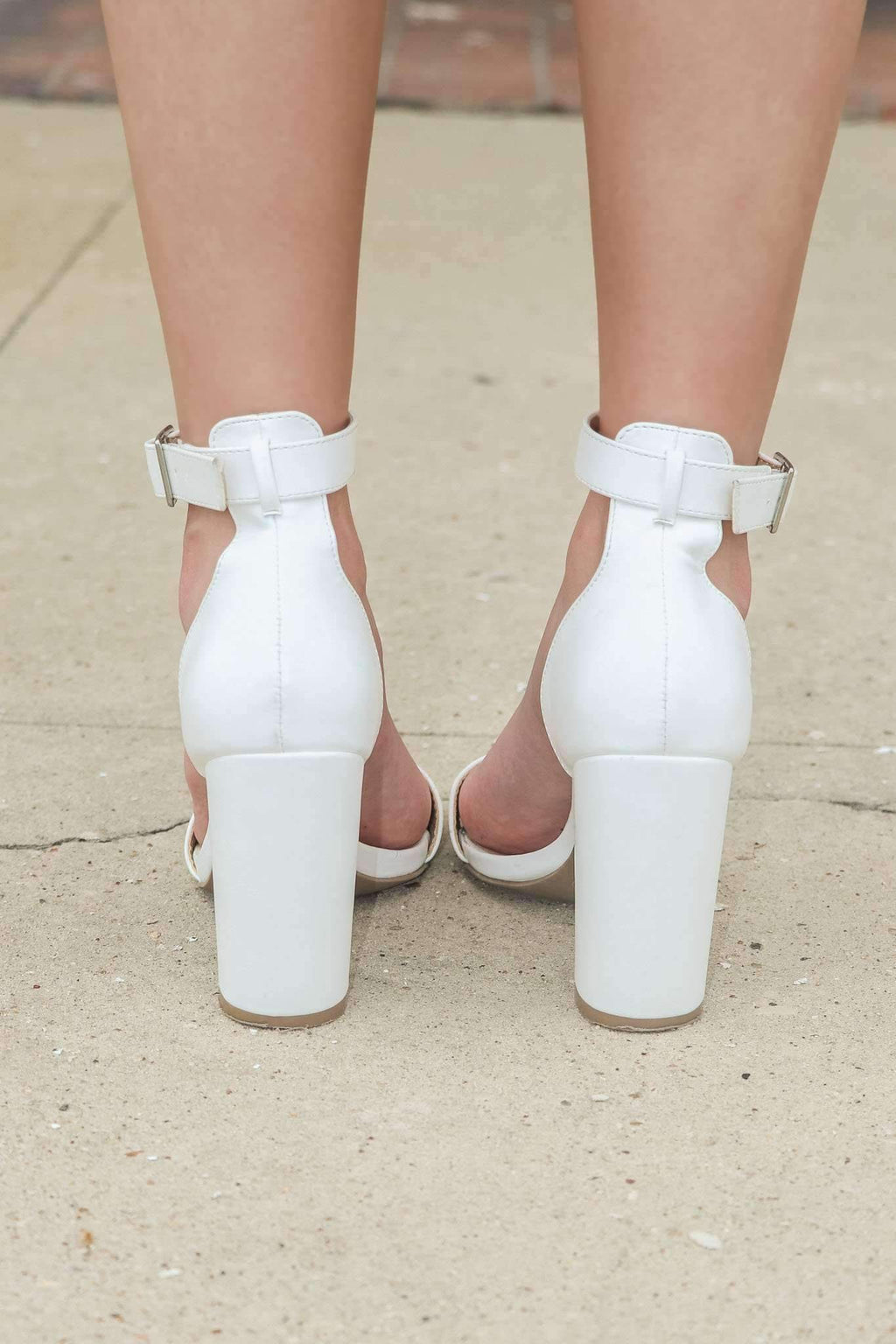 "Making My Way" Chunky Heels